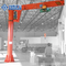 Rote Farbe 3T 20m/Min Warehouse Pillar Mounted Jib Crane With Hoist